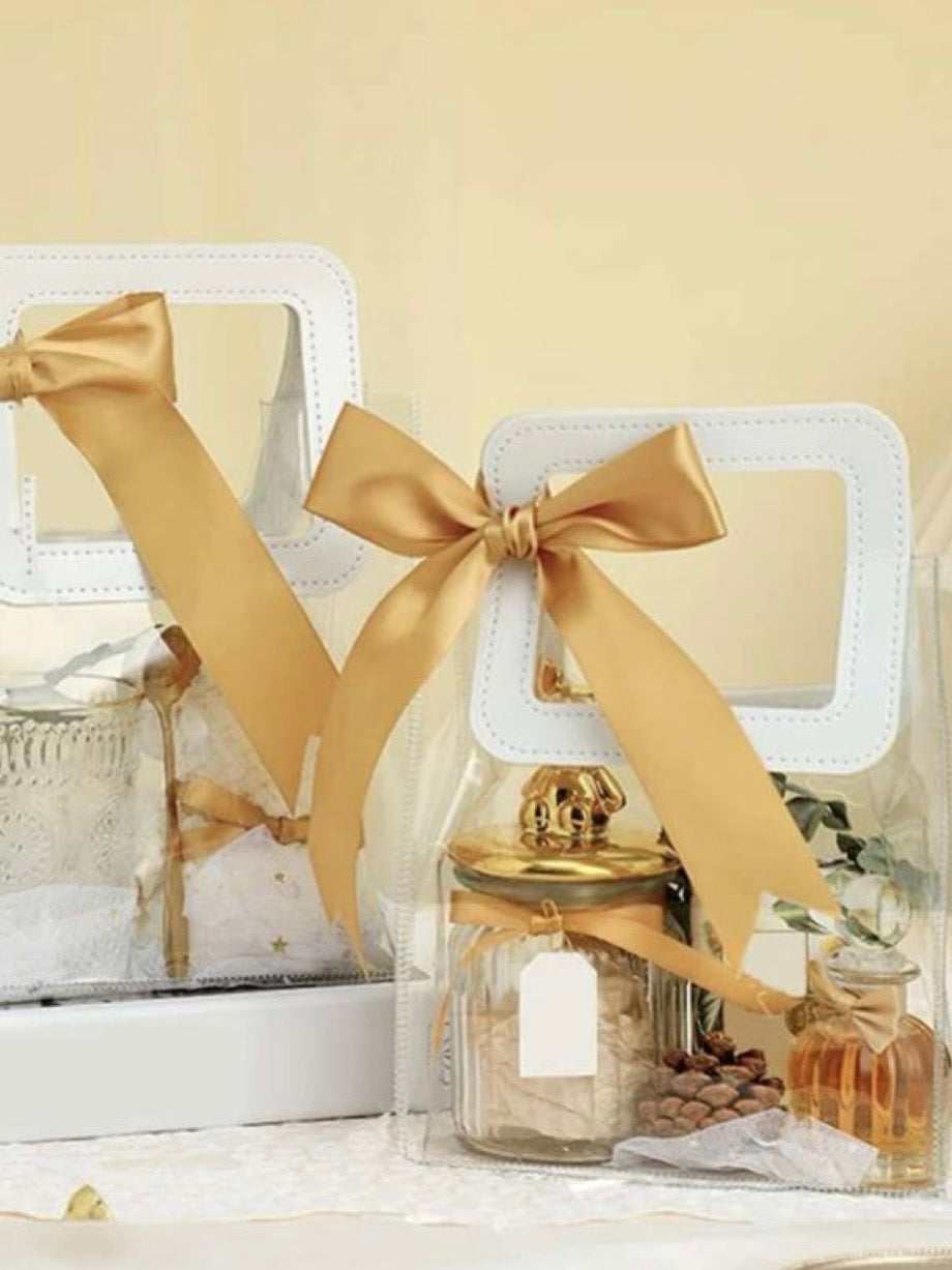 Bolsa PVC con Cuerina Cuadrada 20X12X24cm WH