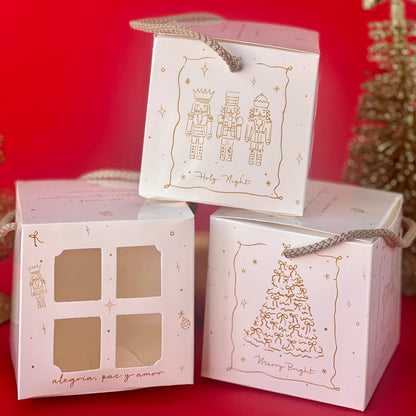 Caja Vela Navidad 9.5x9.5x9.5cm - COD 640625