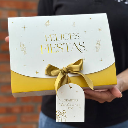 Caja Lazo 23x17x7cm Dorado - COD 642269