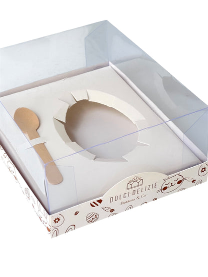 Caja p/ huevo con tu LOGO en base Personalizado desde 100und