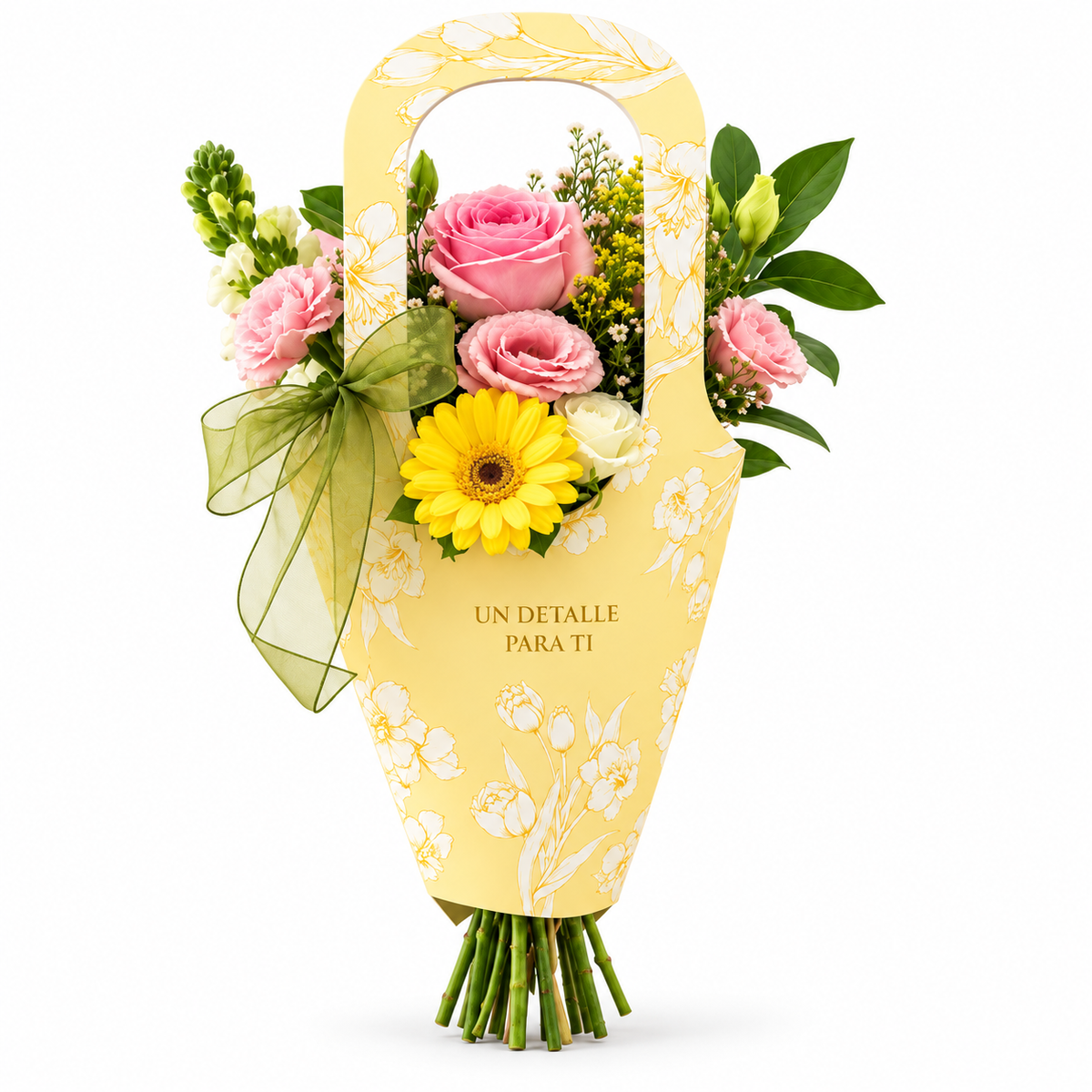 PORTAFLORES AMARILLO 42X23CM - 639665