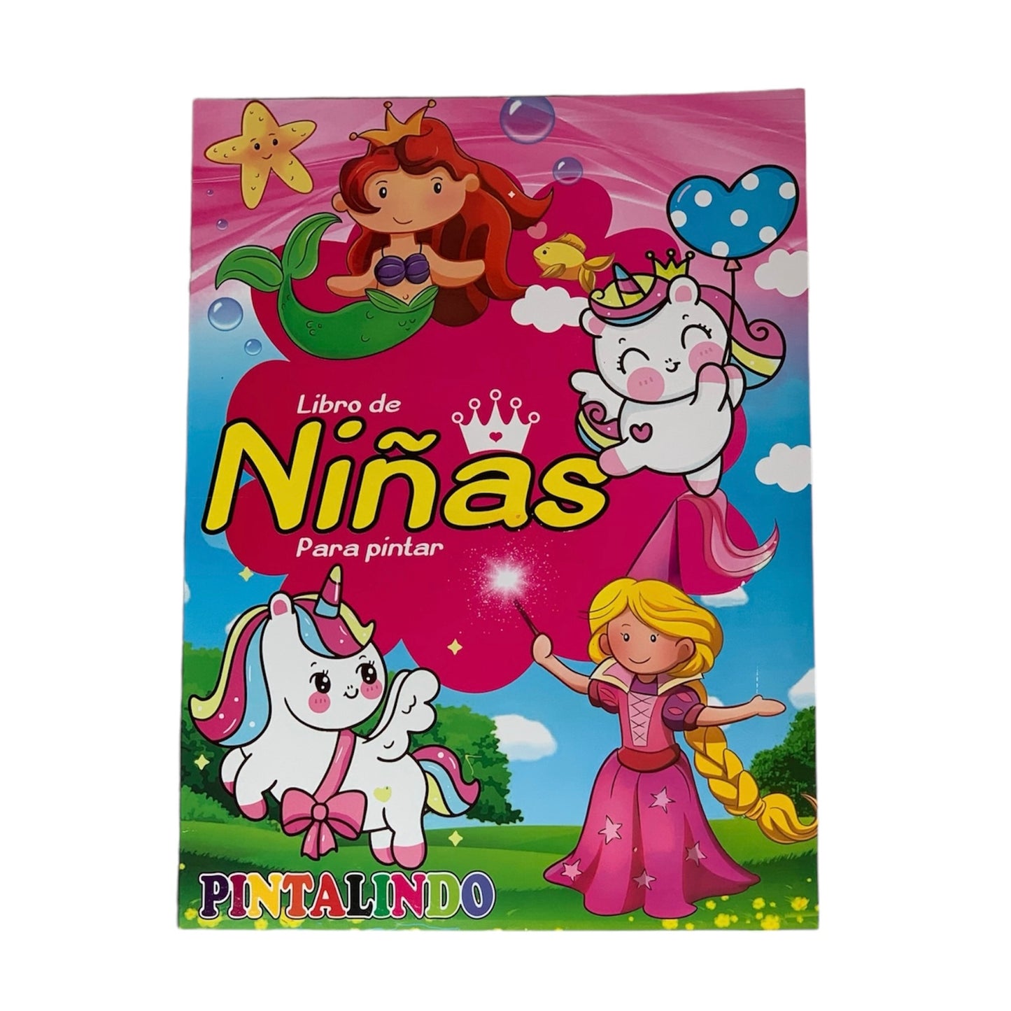 Niñas Libro (Grande) Pintalindo