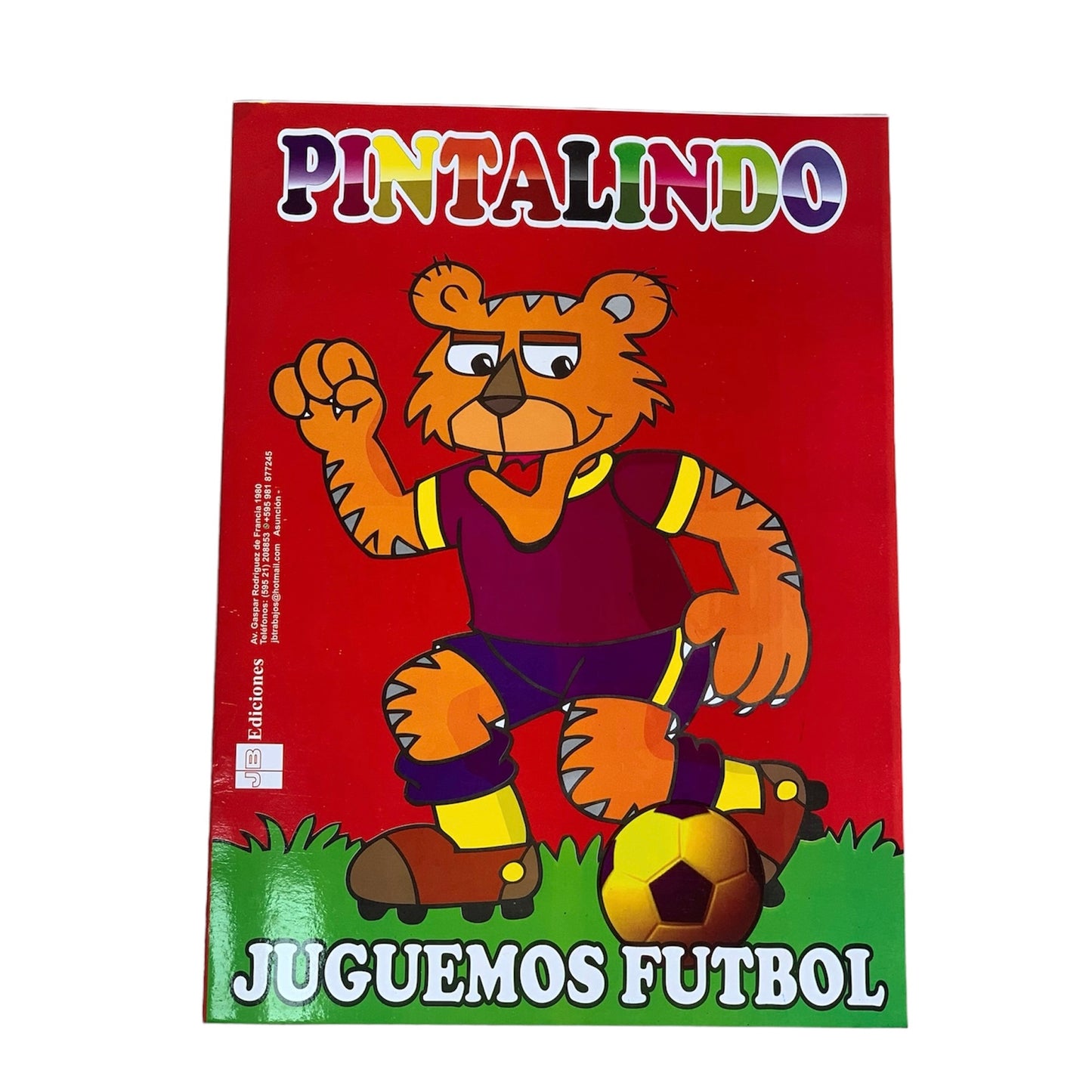 Juguemos Futbol Libro (Grande) Pintalindo