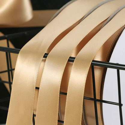 CINTA RASO 4CM X 20 METROS - DORADO CLARO