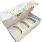 Caja p/ 3 huevos 150gr con visor - Gratitud - 2776