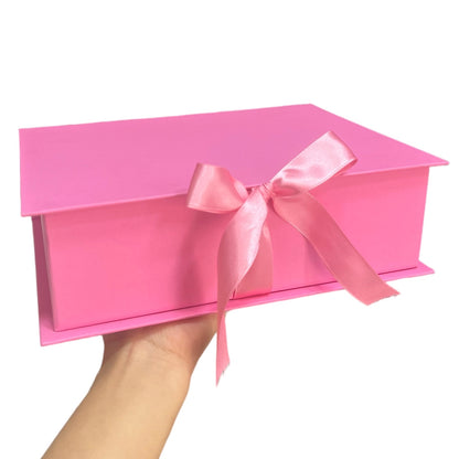 Caja Premium 23x17x7cm Tipo Libro con Cinta frontal - (unidad)
