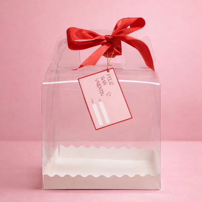 CAJA 19x19x20cm CON MANIJA + BASE INCLUIDA - COD 642319