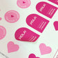 Stickers estándar A3 - diseño “amor”