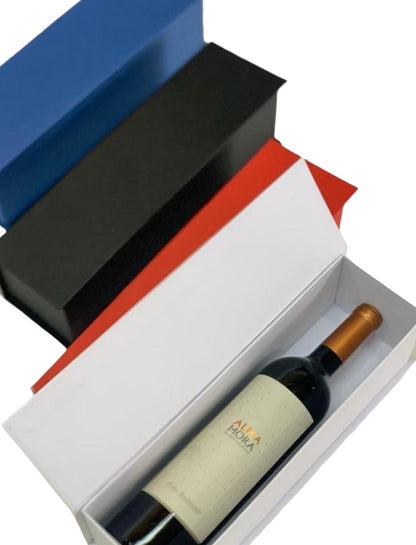 Caja Premium 35x9x9cm Tipo Libro p/ Vino - (unidad)