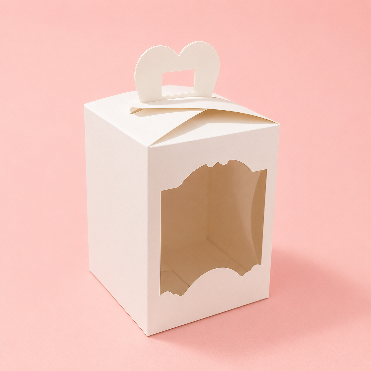 Caja 13x13x17cm con visor - 639304