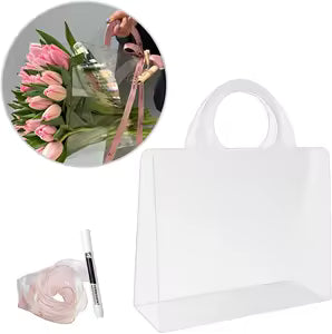 Bolsa PVC 30x12x35 Rígida con Asa Redonda