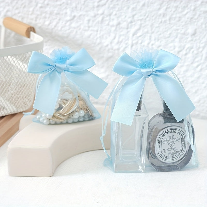 Bolsa Organza c/ moño 9x12cm - (cont. 10 und)