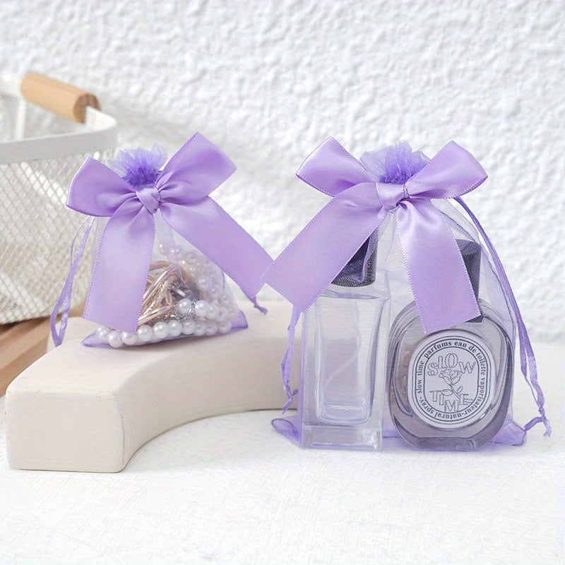Bolsa Organza c/ moño 9x12cm - (cont. 10 und)