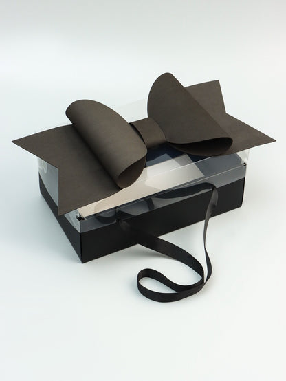 Caja Moño Negro - 35x21x16.5cm - COD 642301