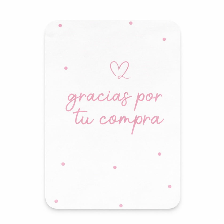 Tags 10X7CM Rosa X 10 unidades - 642051