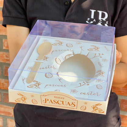 ACE01- Caja p/ huevo con tu LOGO Personalizado + Divisoria Personalizada - desde 200und