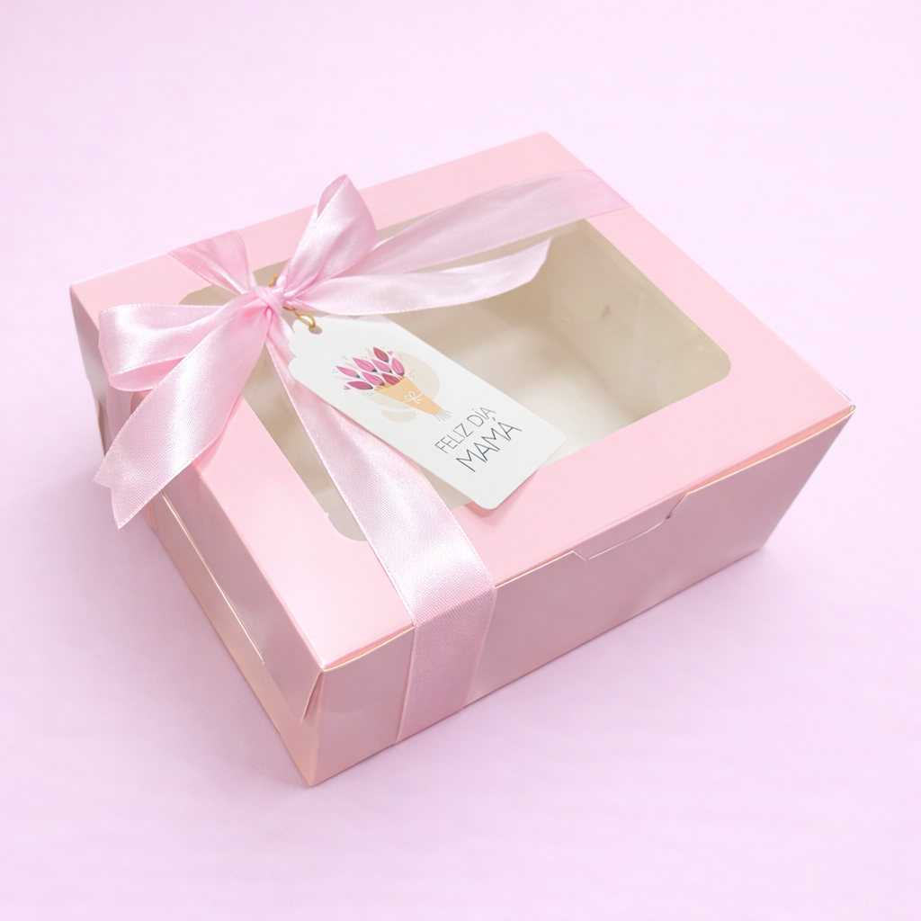 Caja 22x17x8.5cm Rosa - COD CUP6 641328 – JYRPACK