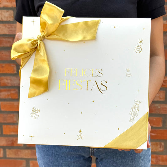 Caja 25x25x10cm Dorado - COD 642271