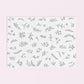 Papel Manteca Flores Negro 27x40cm (contiene 25 hojas) - COD 640428