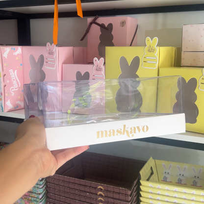 ACE01- Caja p/ huevo con tu LOGO Personalizado + Divisoria Personalizada - desde 200und