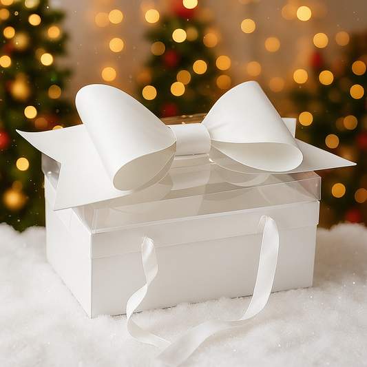 Caja Moño Blanco - 35x21x16.5cm