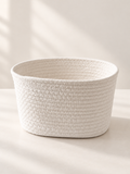 Cesto rectangular blanco