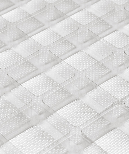 BLISTER 2.9X2.9CM CON 100 CAVIDADES TRANSPARENTE - COD 1139