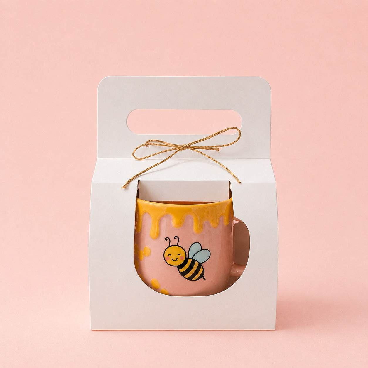 BOLSA PARA TAZA  BLANCO 17.5X11.5X9CM