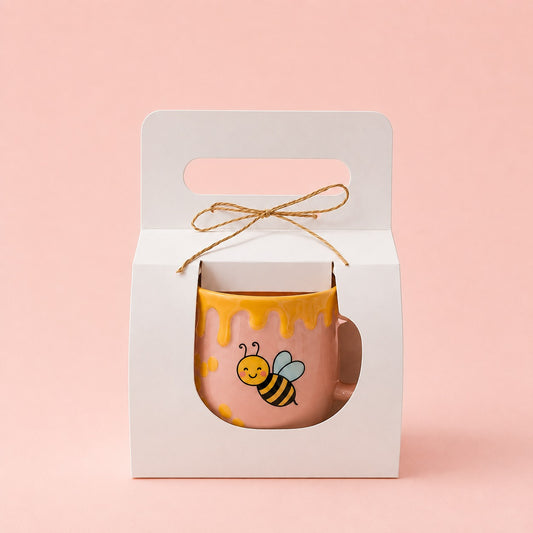 BOLSA PARA TAZA  BLANCO 17.5X11.5X9CM