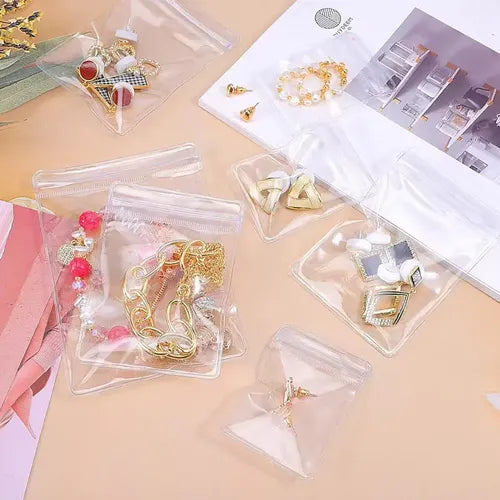 Bolsitas transparentes con cierre para joyas – 9X13CM (CONT. 20 UND)