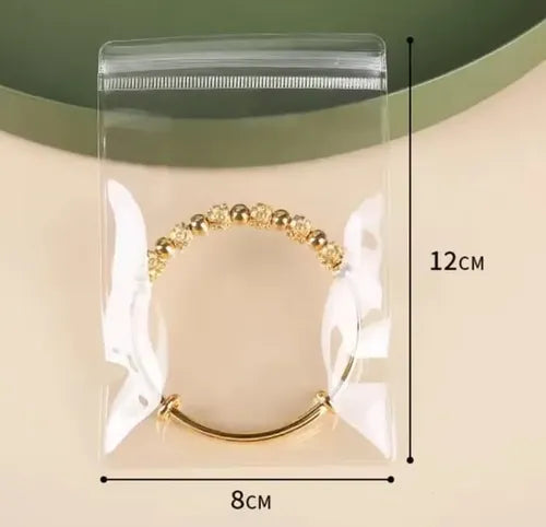 Bolsitas transparentes con cierre para joyas – 8X12CM (CONT. 20 UND)