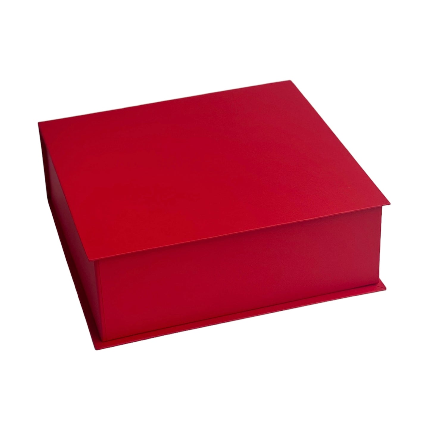 Caja Premium Tipo Libro Rojo 34x34x10cm (unidad)