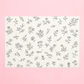 Papel Manteca Limones Negro 27x40cm (contiene 25 hojas)  - COD 641329