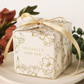 CAJA 7X7X7CM FLORAL C/ CINTA - (PAQUETE X 10 UND)