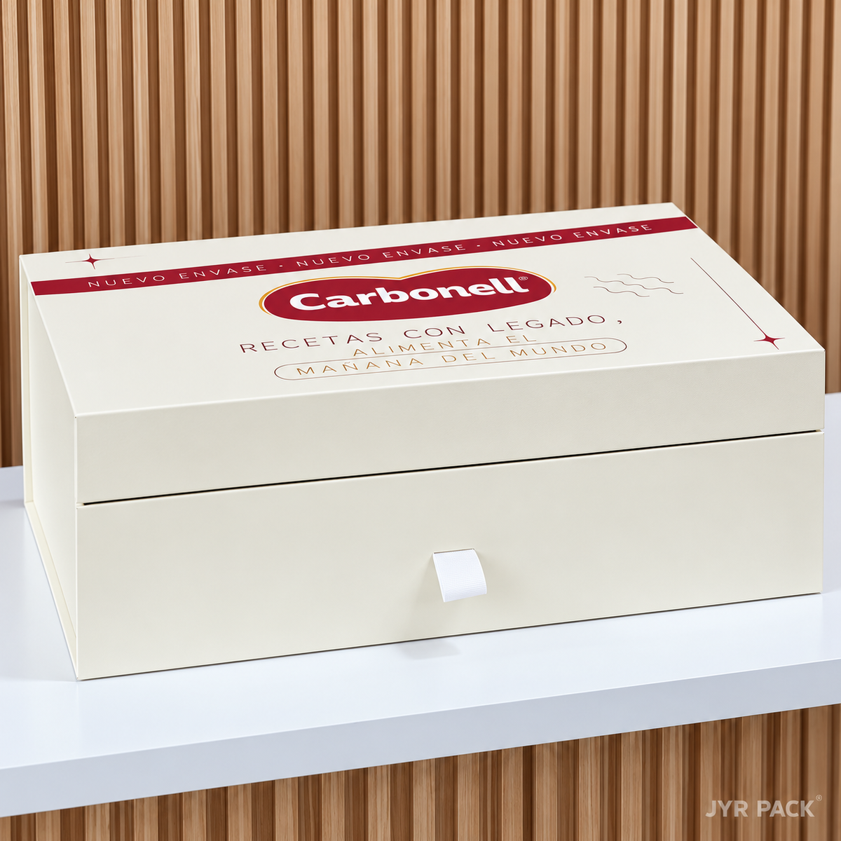 CAJA PREMIUM IMANTADA DOBLE PISO CARBONELL + DIVISORIA INTERNA