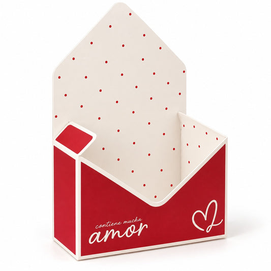 CAJA SOBRE AMOR ROJO 20X7X29CM - 642463
