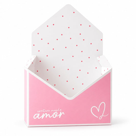 CAJA SOBRE AMOR ROSA 20X7X29CM - 642452