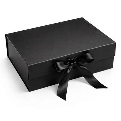 Caja Premium 29x22x10.5cm Negro Despegable