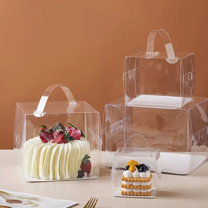 Caja transparente 19.5x19.5x15cm + Incluye base - COD 642317