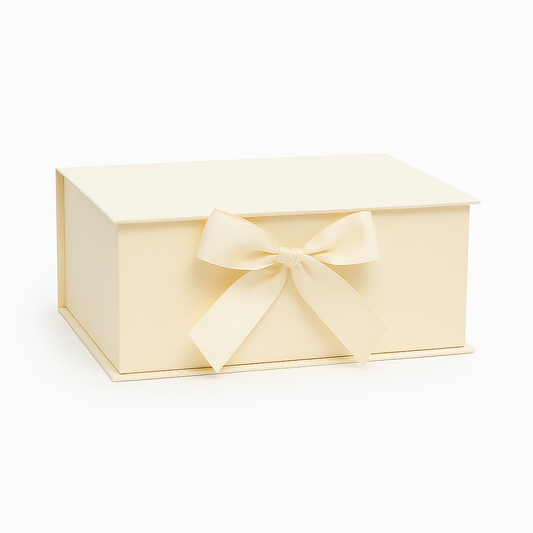 Caja Premium 30x25x10cm Beige - Tipo Libro