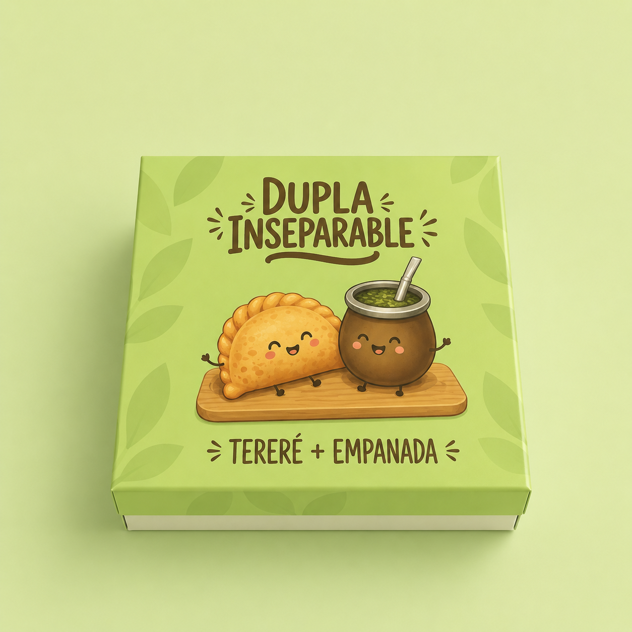 Caja Amistad ´´Dupla inseparable” - 15x15x5cm