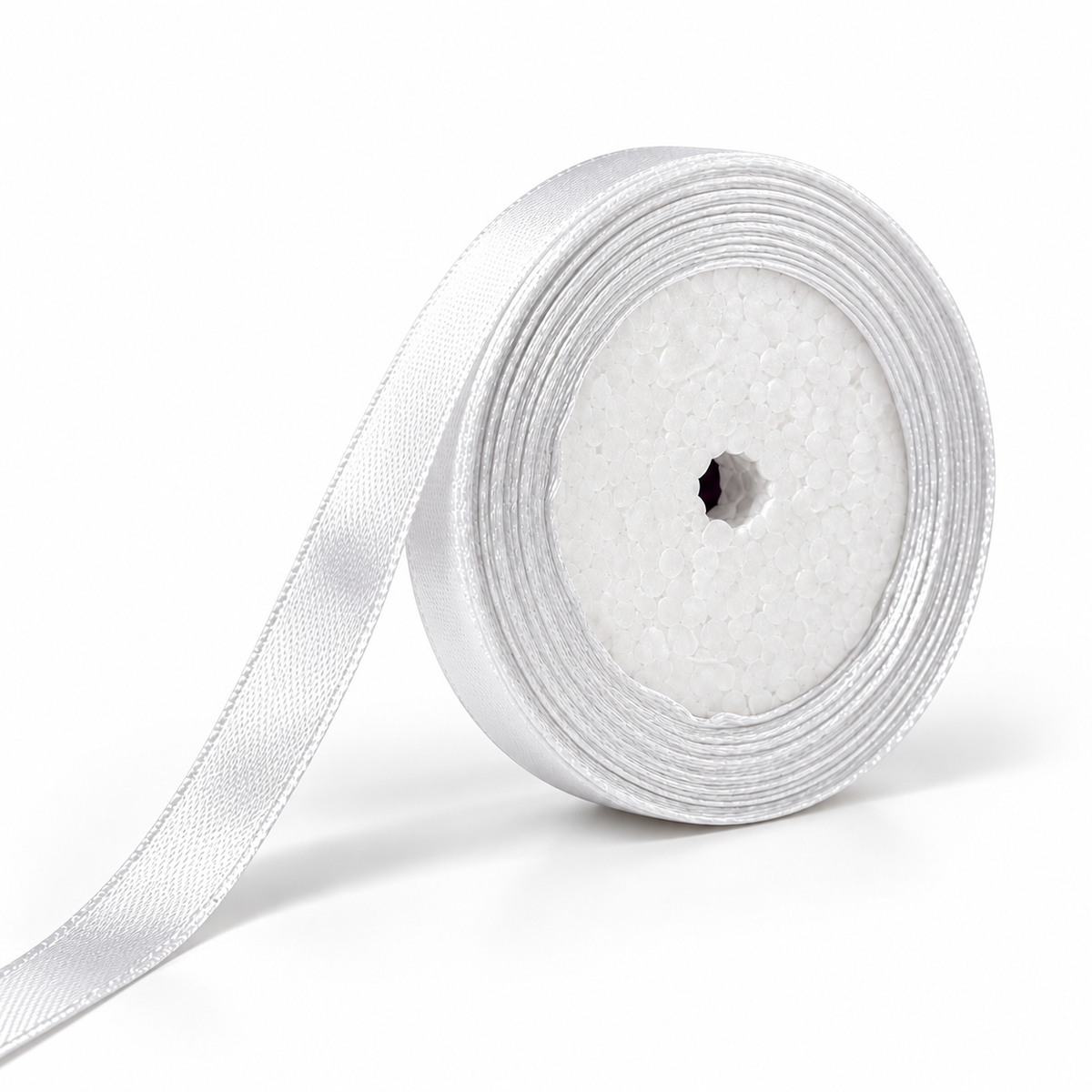 CINTA RASO 1CM X 20 METROS -BLANCO 643721