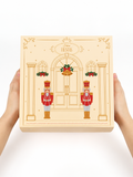 CAJA 25x25x10cm DOBLE PARED NAVIDAD