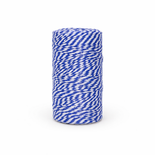 HILO DE ALGODÓN AZUL 2MM x 100 METROS