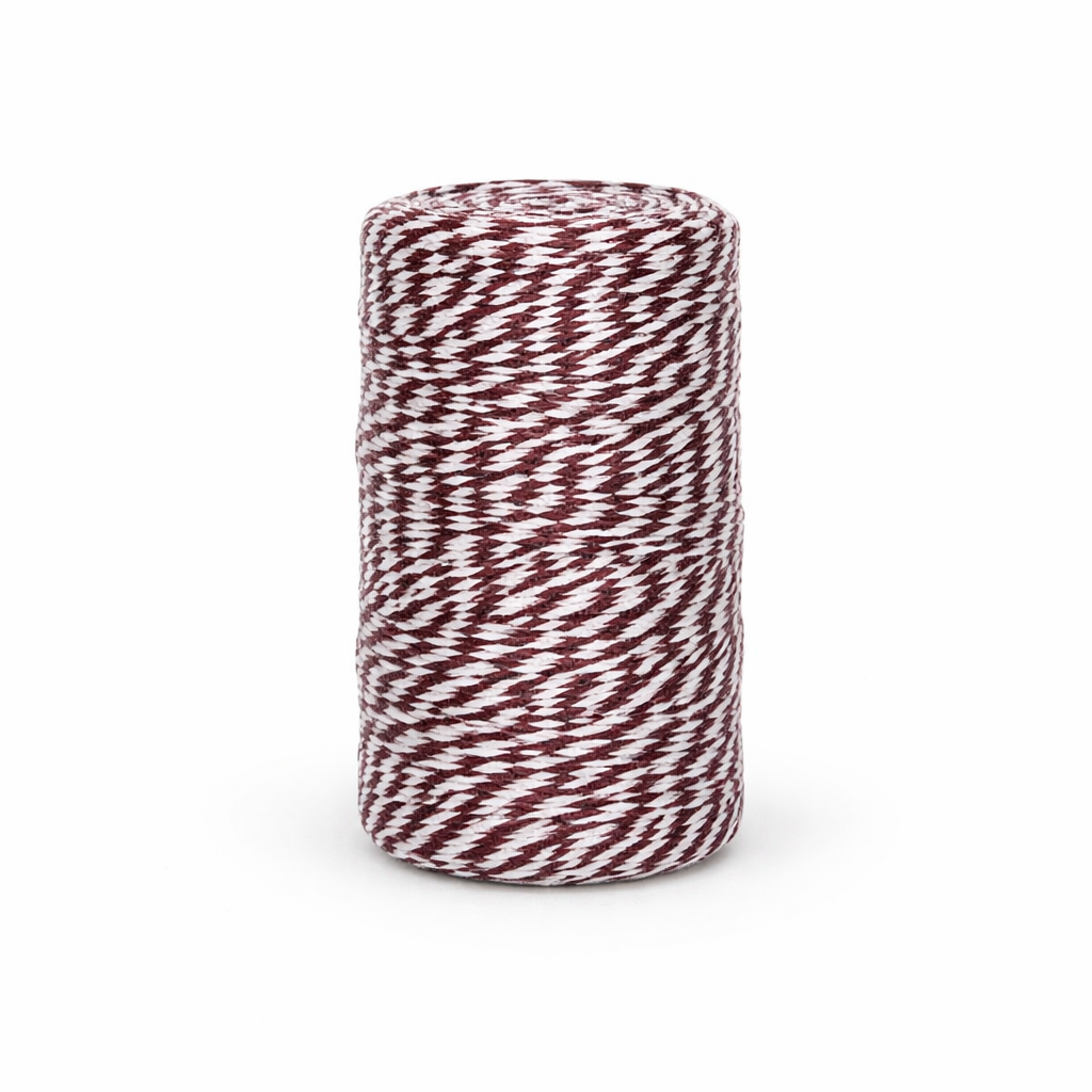 HILO DE ALGODÓN BORDO 2MM x 100 METROS