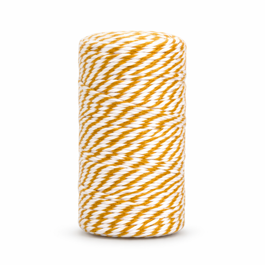 HILO DE ALGODÓN DORADO 2MM x 100 METROS