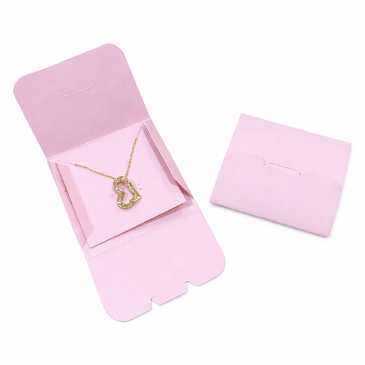ESTUCHE PARA JOYAS ROSA  7X7X2CM - ESTJOY-RB05 (contiene 25 und)