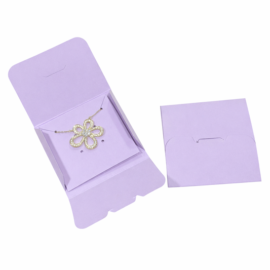ESTUCHE PARA JOYAS 7X7X2CM LILA- ESTJOY-LIL04 (contiene 25 und)