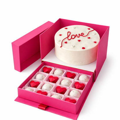 Caja premium 20x20x20cm c/ Gaveta
