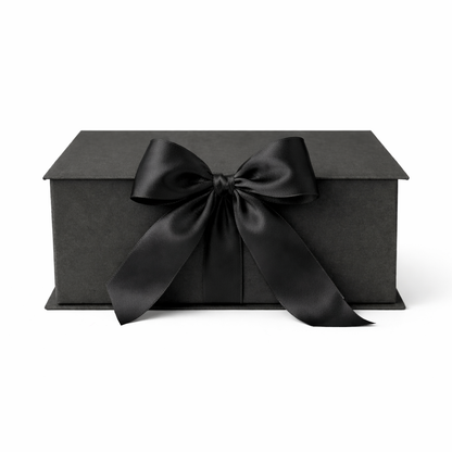Caja Premium con divisoria estándar - Tipo Libro para champagne + copa